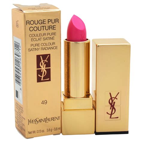 rouge pur couture golden lustre yves saint laurent 49 pink|yves saint laurent pur.